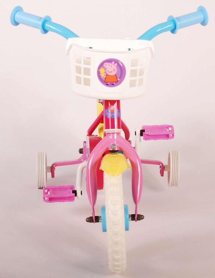 Volare Great Gris Barncykel 10 tum, Rosa/Blå - Lilla Cykelbutiken