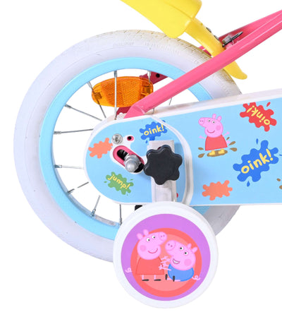 Peppa Pig Peppa Barncykel 12 tum, Blå - För barn 3-4 år