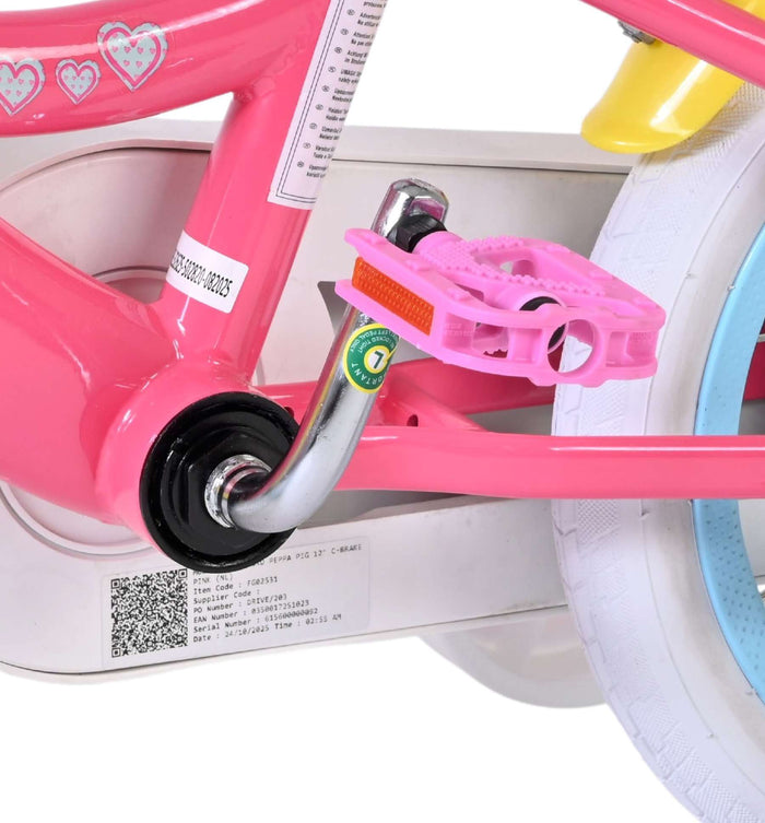 Peppa Pig Peppa Barncykel 12 tum, Blå - För barn 3-4 år