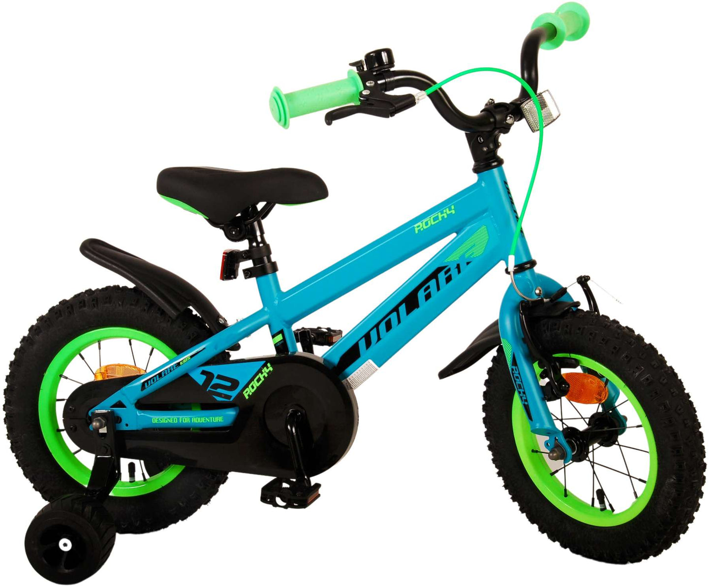 Volare Rocky Barncykel, 12 tum - Lilla Cykelbutiken