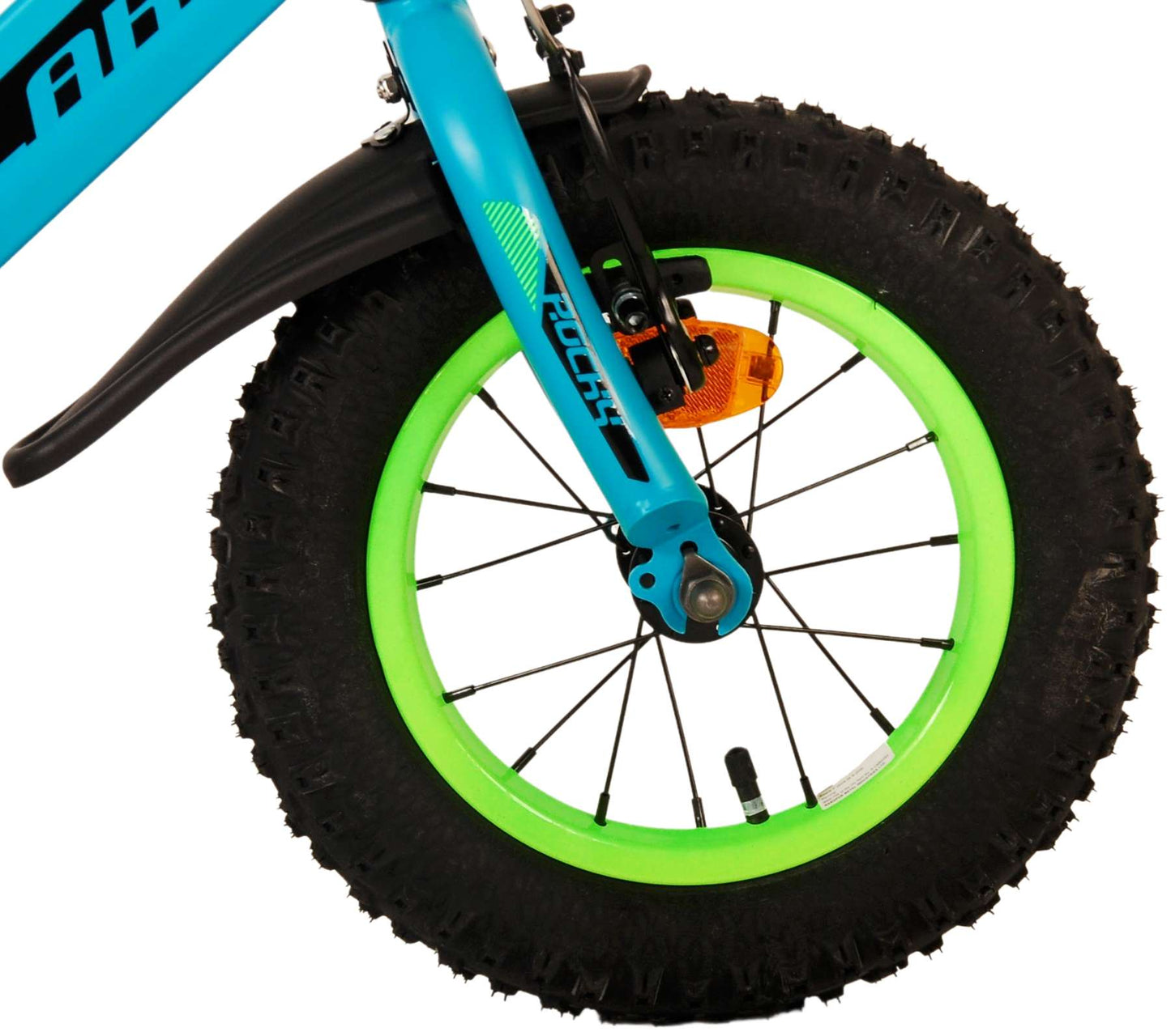 Volare Rocky Barncykel, 12 tum - Lilla Cykelbutiken