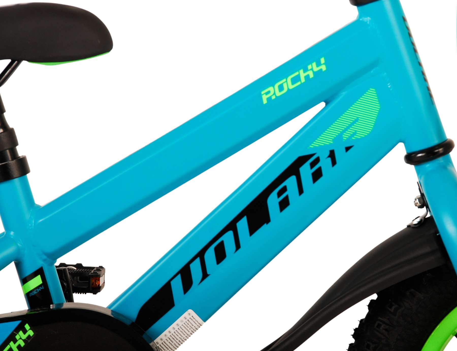 Volare Rocky Barncykel, 12 tum - Lilla Cykelbutiken