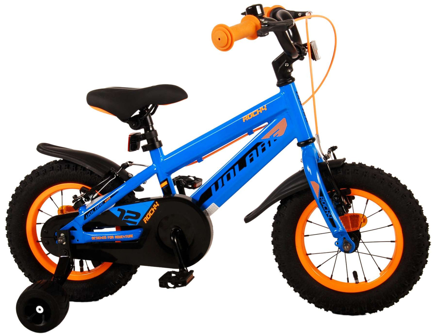 Volare Rocky Kids' Blå 12 tum – Barncykel med två handbromsar