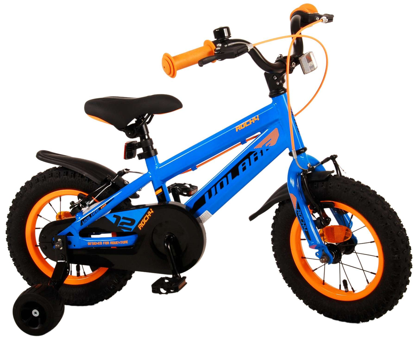 Volare Rocky Kids' Blå 12 tum – Barncykel med två handbromsar