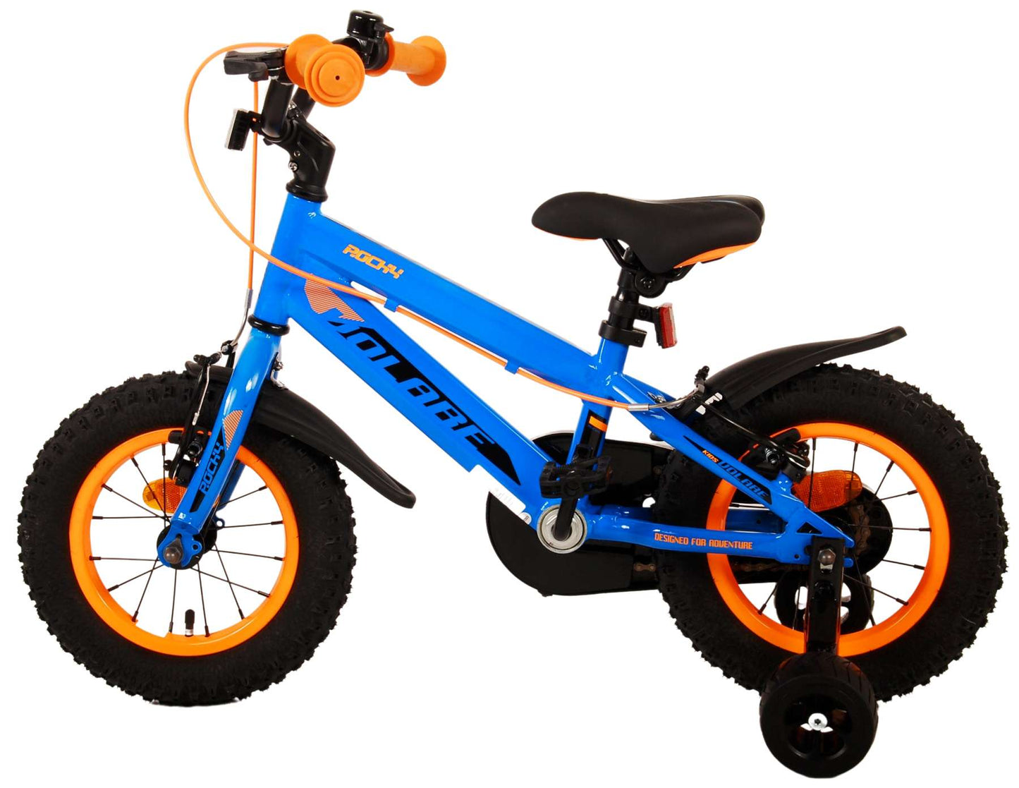 Volare Rocky Kids' Blå 12 tum – Barncykel med två handbromsar