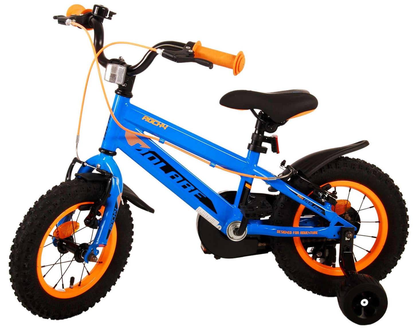 Volare Rocky Kids' Blå 12 tum – Barncykel med två handbromsar