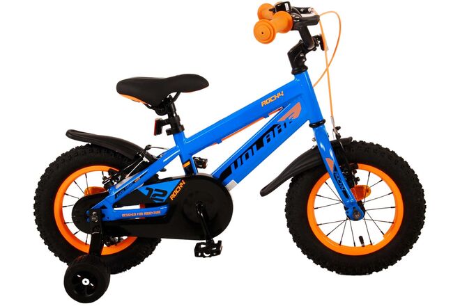 Volare Rocky Kids' Blå 12 tum – Barncykel med två handbromsar