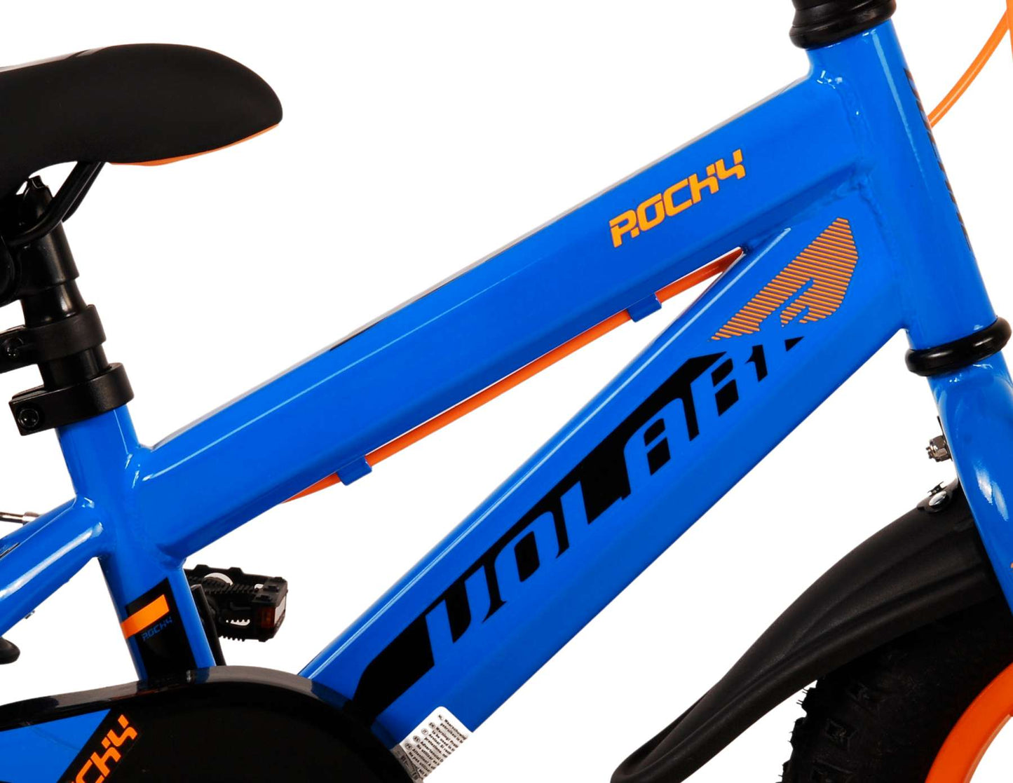 Volare Rocky Kids' Blå 12 tum – Barncykel med två handbromsar