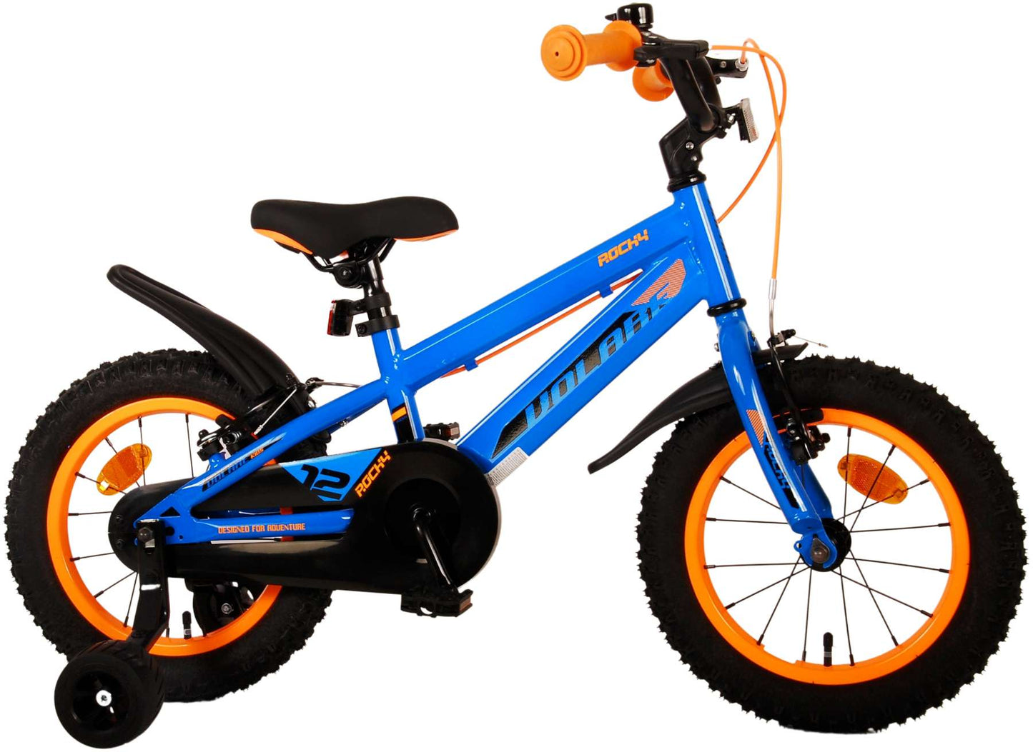 Volare Rocky Kids' Blå 14 tum – Barncykel med två handbromsar