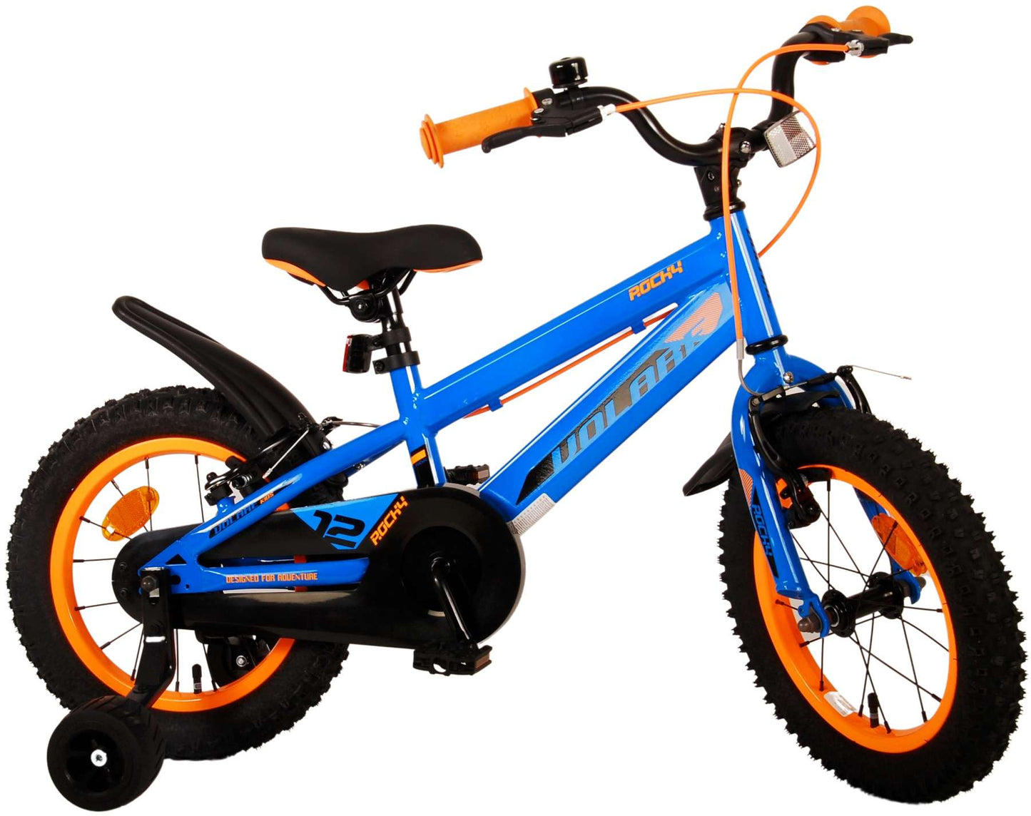 Volare Rocky Kids' Blå 14 tum – Barncykel med två handbromsar