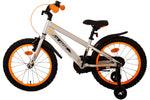 Volare Rocky 18 tum Barncykel Grå, Hand & fotbroms - För barn 4-7 år