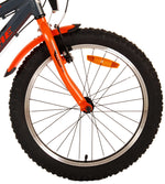 Volare Rocky Barncykel 20 tum, Grå Orange 6 växlar - Lilla Cykelbutiken