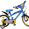 Rubble & Crew Children's Blå 16 tum – Barncykel med stödhjul