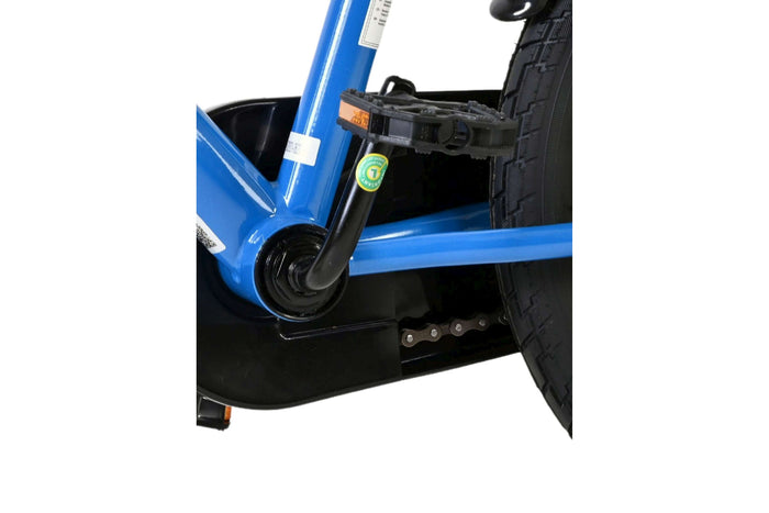 Rubble & Crew 16 Tum Barncykel – Blå med Stödhjul & Handbromsar