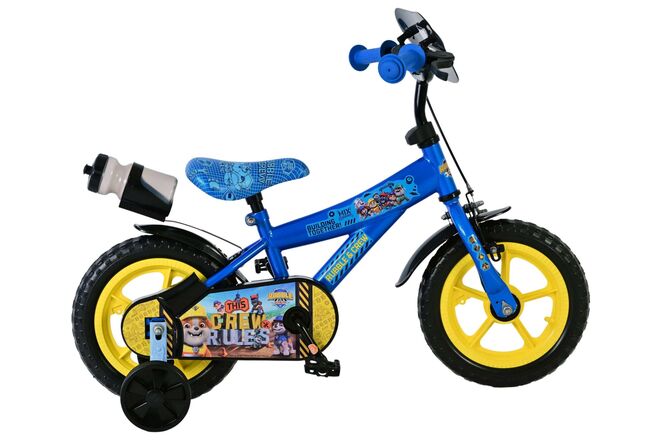 superman Rubble & Crew Kids' 12 tum – Barncykel med stödhjul