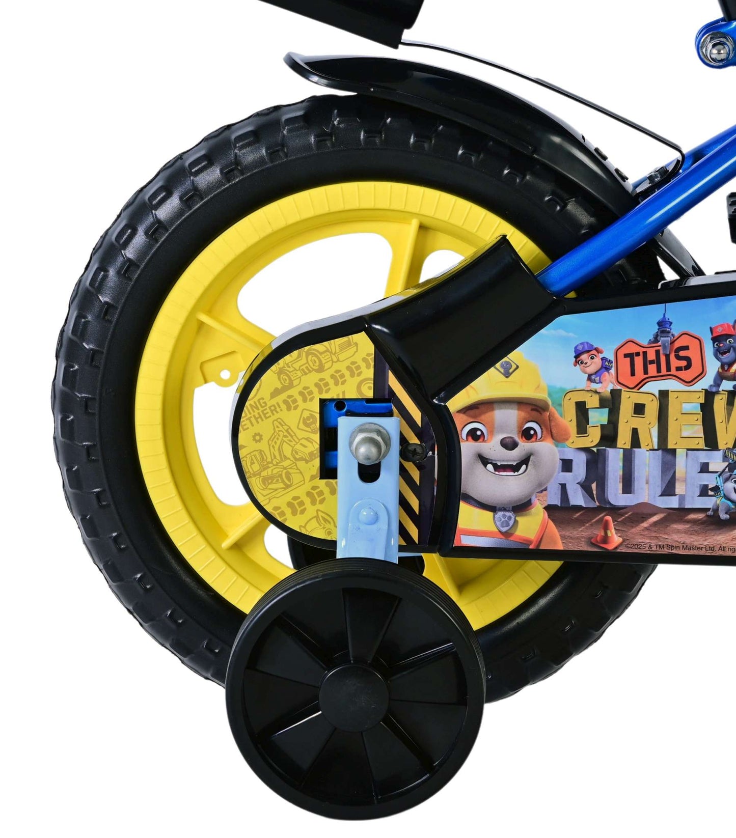 superman Rubble & Crew Kids' 12 tum – Barncykel med stödhjul