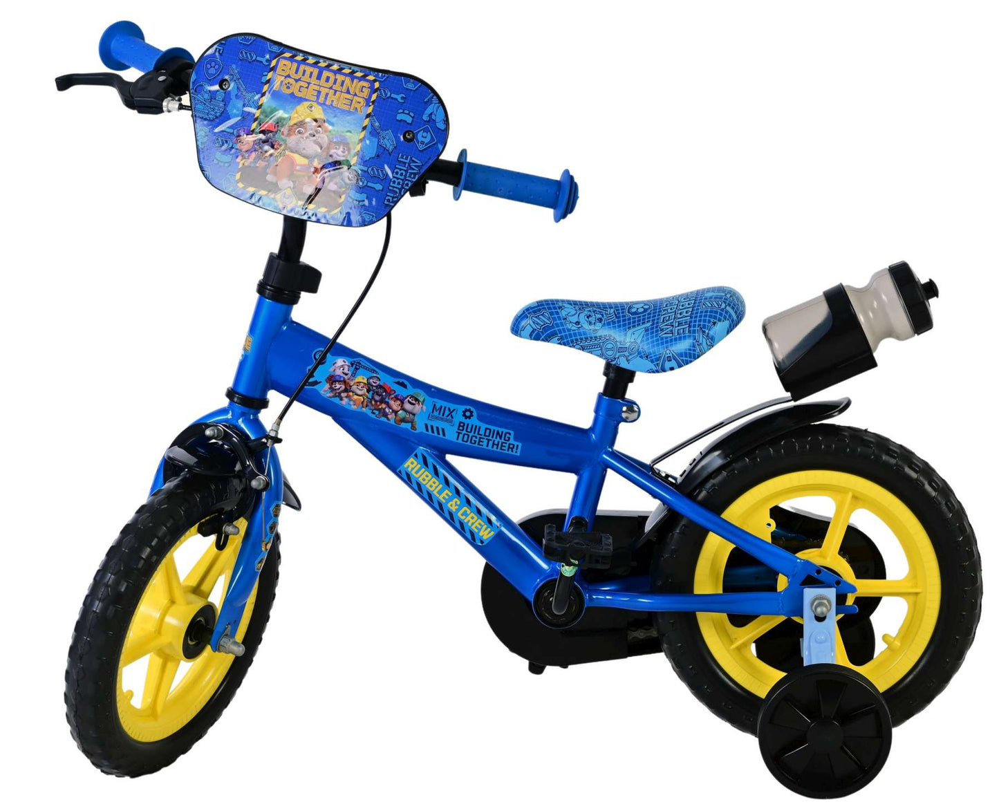 superman Rubble & Crew Kids' 12 tum – Barncykel med stödhjul