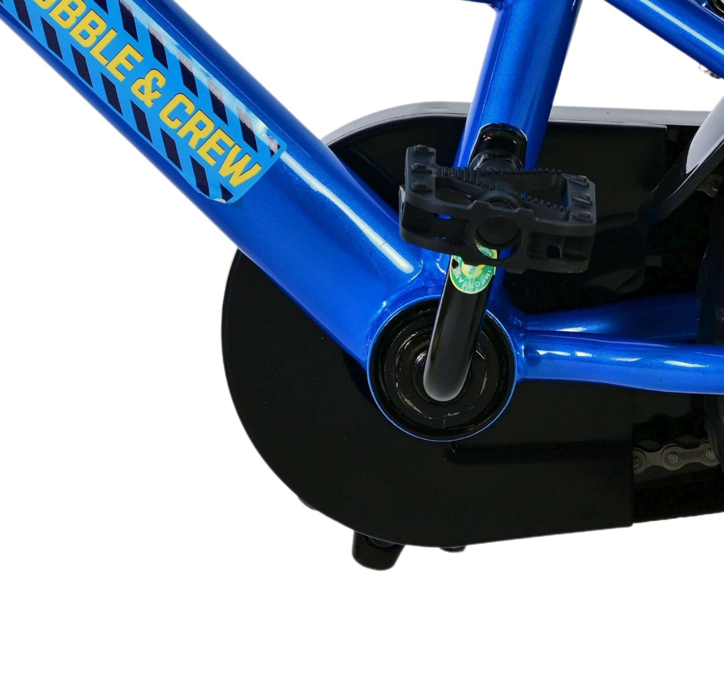 superman Rubble & Crew Kids' 12 tum – Barncykel med stödhjul