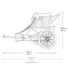 Wike Special Needs Large – Anpassad cykelvagn med promenad- och joggingkit