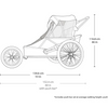 Wike Special Needs Large – Anpassad cykelvagn med promenad- och joggingkit