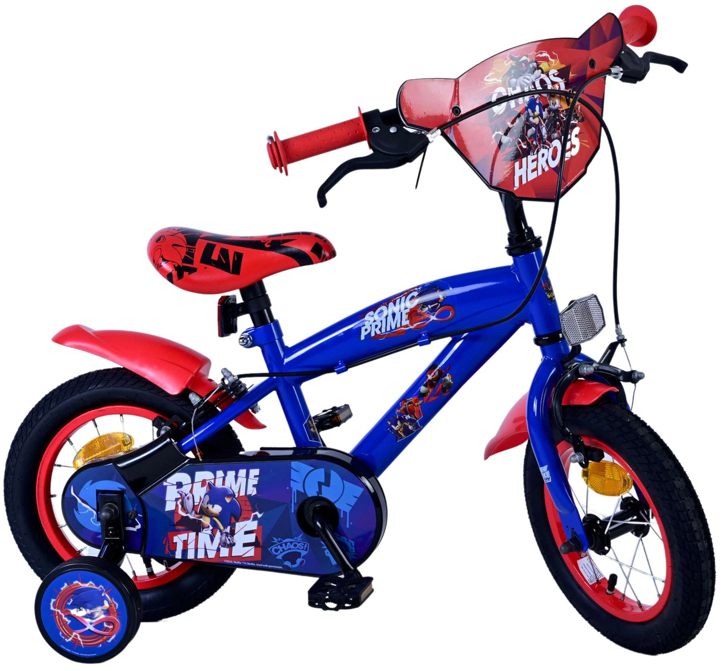 Turbo Crew Kids' Blå 12 tum – Barncykel med två handbromsar