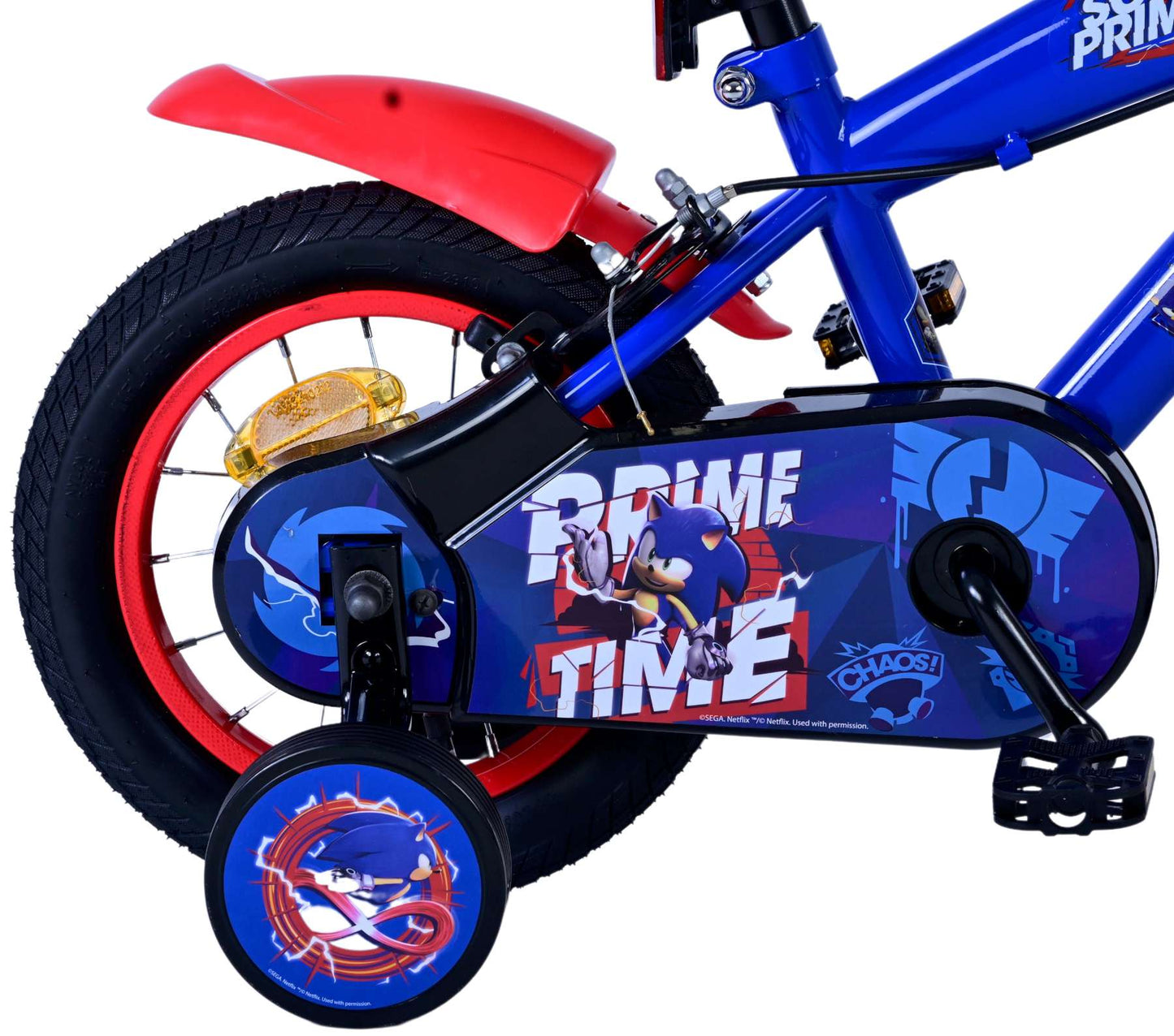 Turbo Crew Kids' Blå 12 tum – Barncykel med två handbromsar