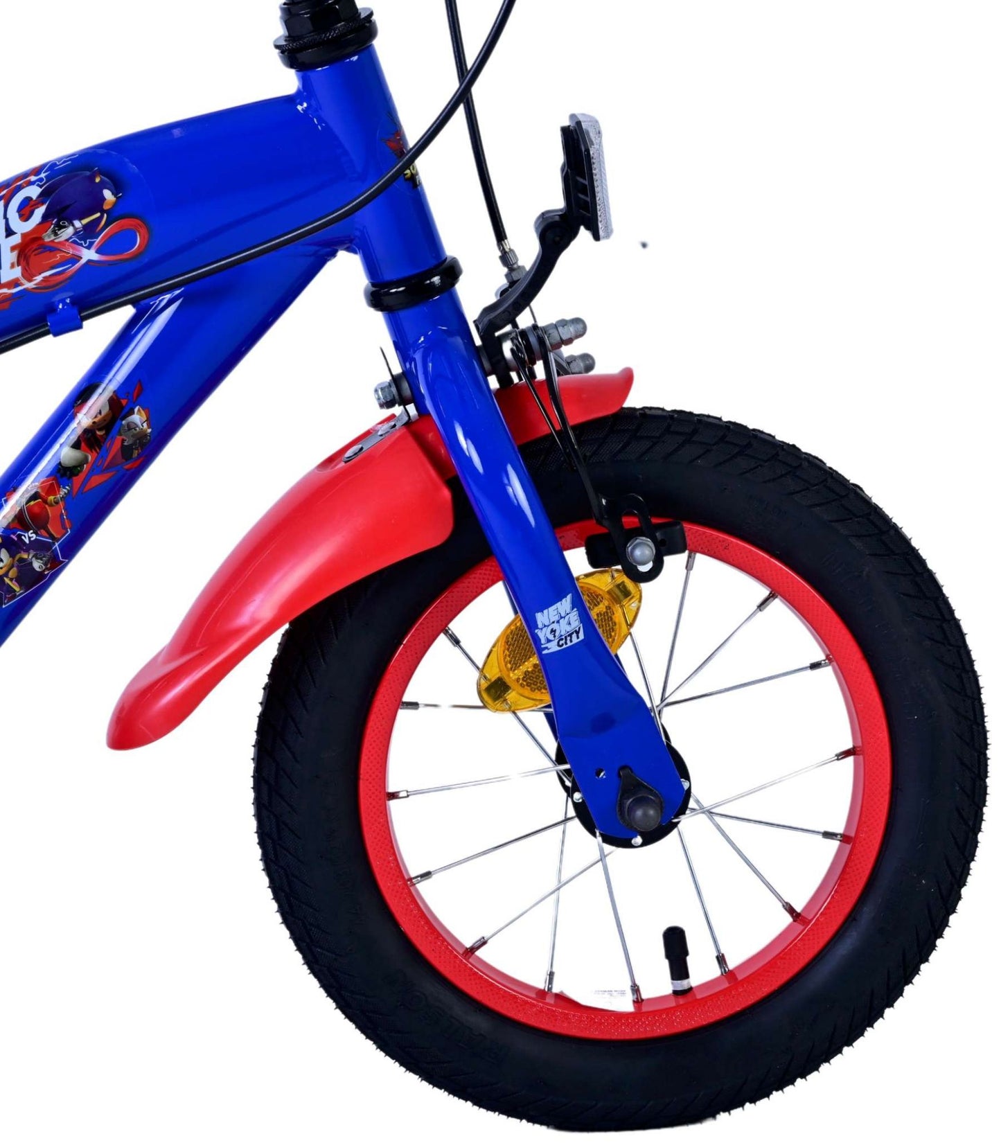 Turbo Crew Kids' Blå 12 tum – Barncykel med två handbromsar