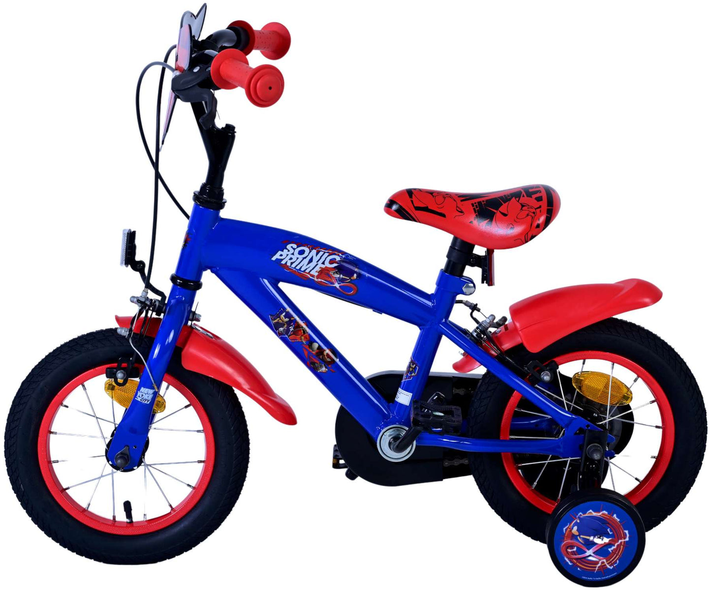 Turbo Crew Kids' Blå 12 tum – Barncykel med två handbromsar