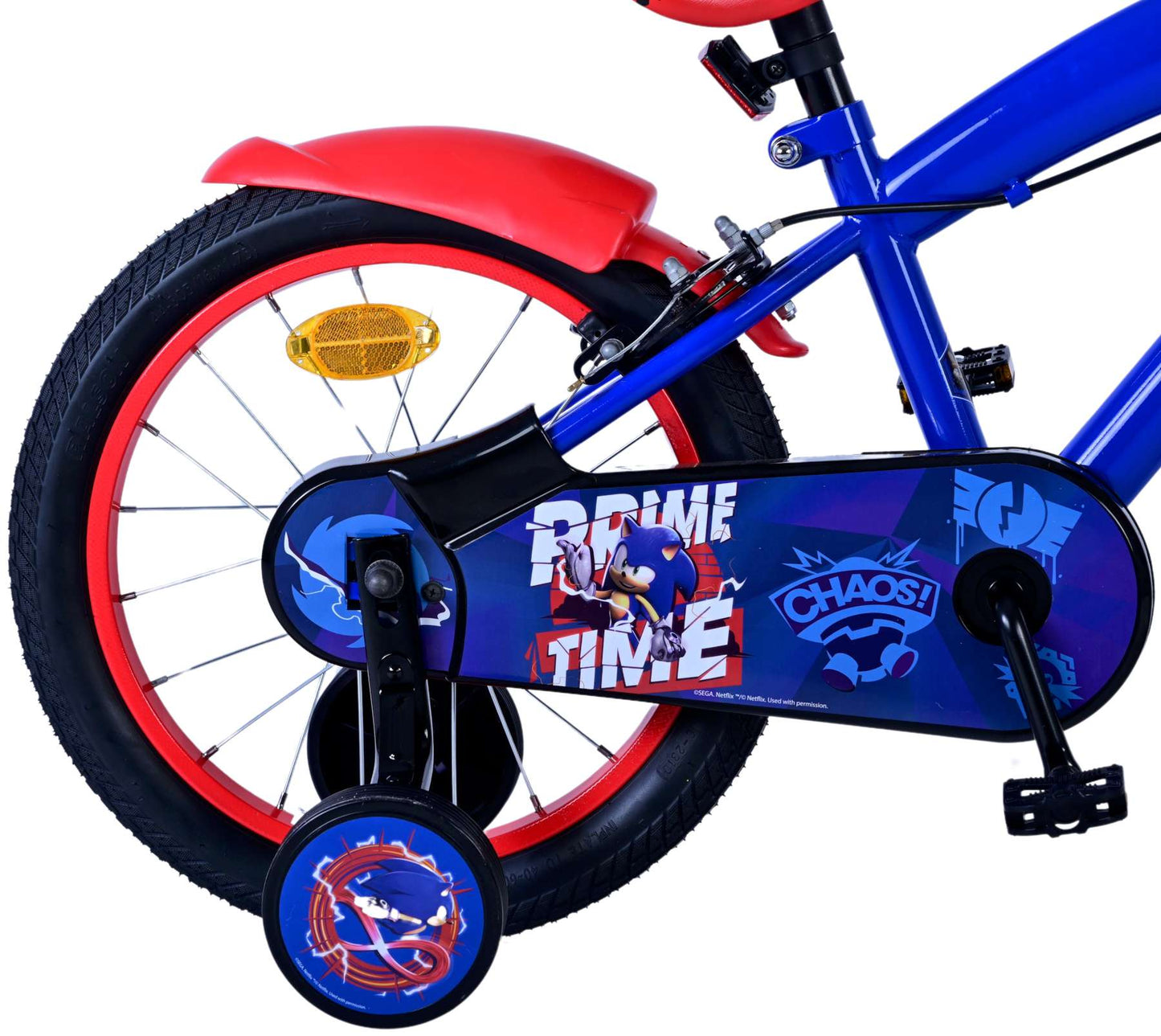 Turbo Crew Kids' Blå 16 tum – Barncykel med två handbromsar