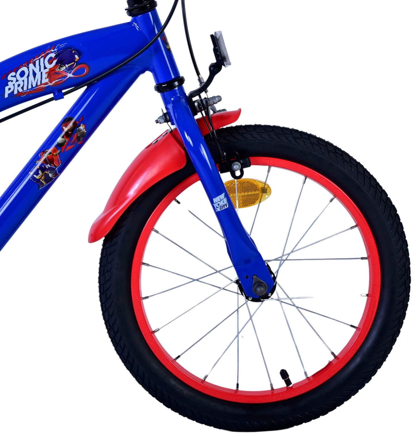 Turbo Crew Kids' Blå 16 tum – Barncykel med två handbromsar