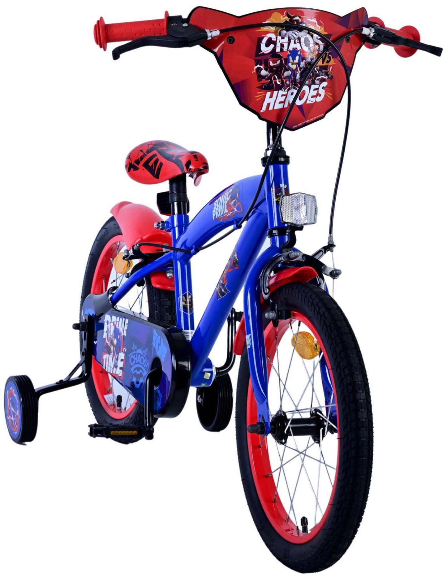 Turbo Crew Kids' Blå 16 tum – Barncykel med två handbromsar