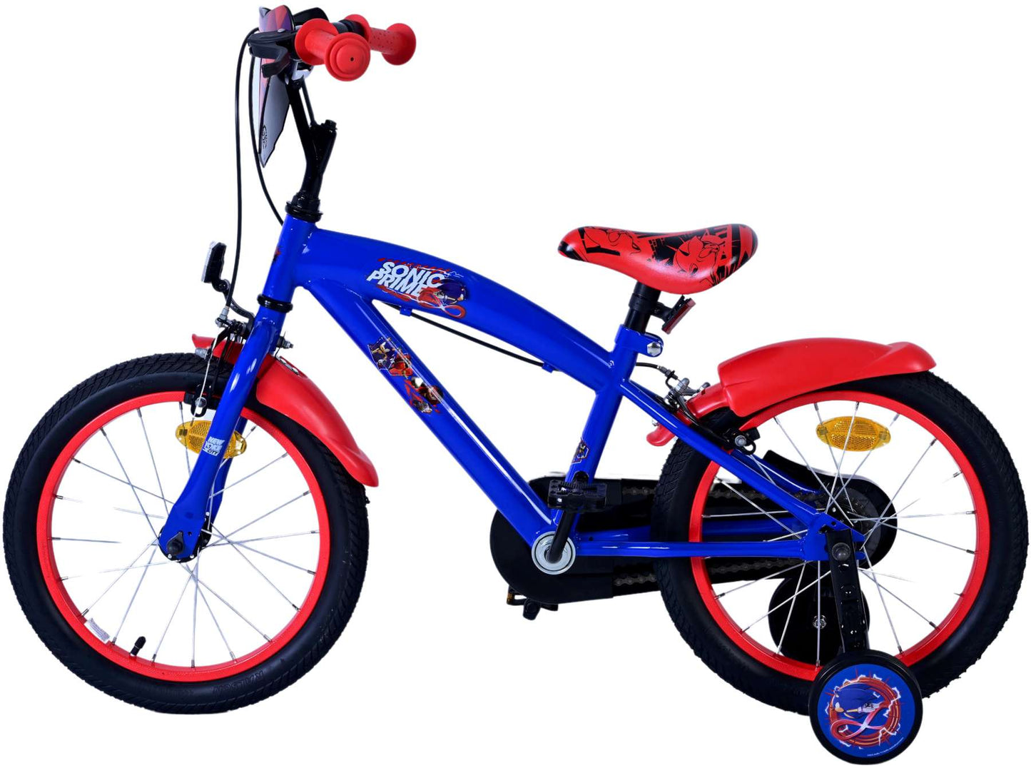 Turbo Crew Kids' Blå 16 tum – Barncykel med två handbromsar