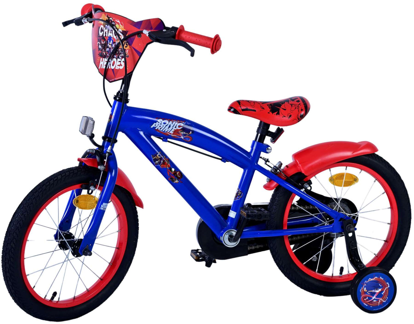 Turbo Crew Kids' Blå 16 tum – Barncykel med två handbromsar