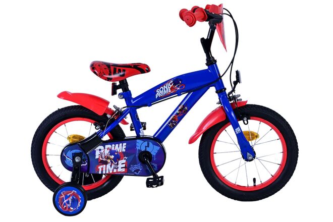 Turbo Crew Kids' Blå 14 tum – Barncykel med två handbromsar