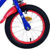 Sonic Prime Barncykel Två Handbromsar 14 tum, Blå/Röd - Lilla Cykelbutiken