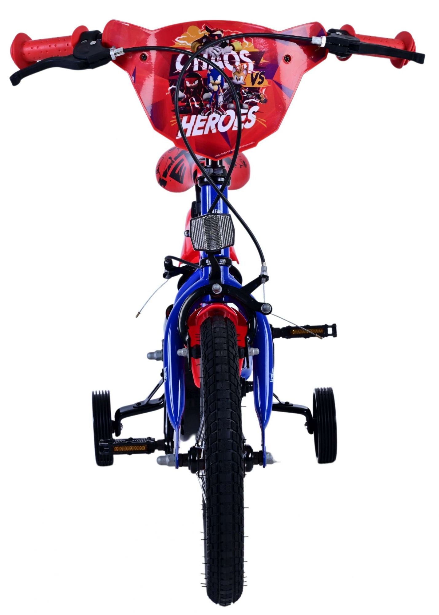 Turbo Crew Kids' Blå 14 tum – Barncykel med två handbromsar