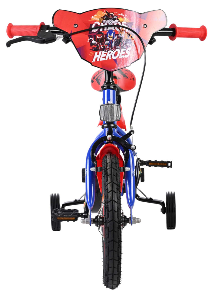 Sonic Prime Barncykel 14 tum, Röd - För barn 5-5 år