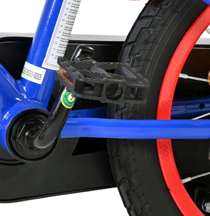 Sonic Prime Barncykel 14 tum, Röd - För barn 5-5 år