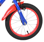 Sonic Prime Barncykel 14 tum, dubbla handbromsar, Röd - För barn 5-5 år