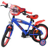 Sonic Prime Barncykel 14 tum, dubbla handbromsar, Röd - För barn 5-5 år
