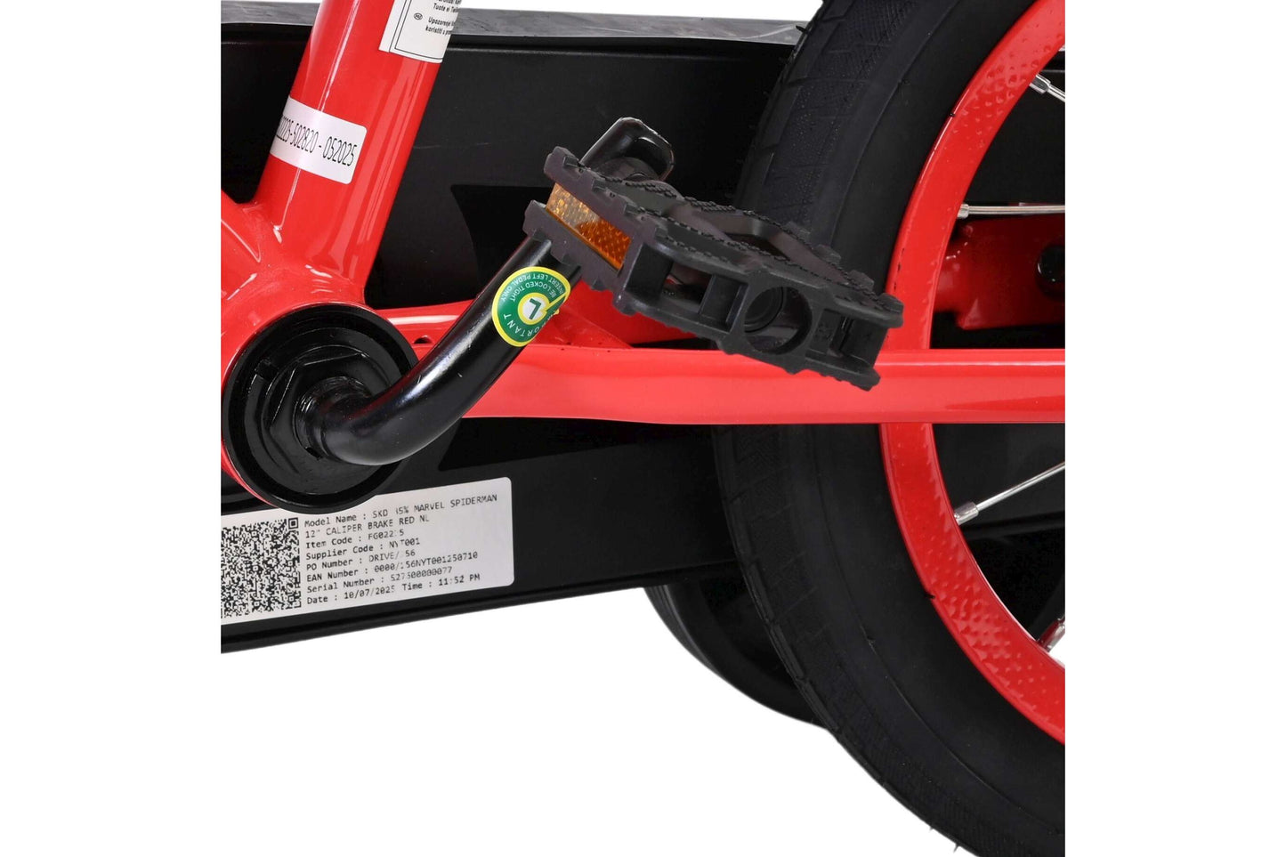 Marvel Spiderman 12 Tum Barncykel – För barn 3-4 år