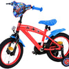 Marvel Spider-Man Barncykel 14 tum, Röd/Blå - Lilla Cykelbutiken