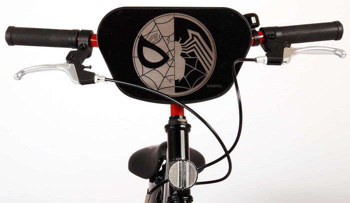 Spider-Man Barncykel Två Handbromsar 20 tum, Matt Svart - Lilla Cykelbutiken
