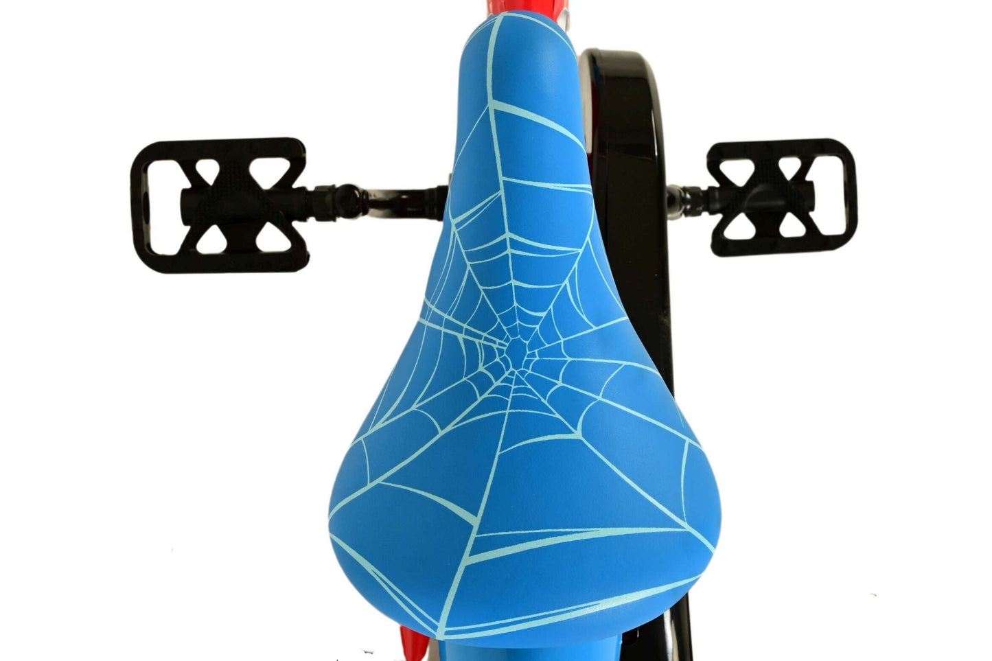 Marvel Spider-Man 12-tums Barncykel – Röd med Stödhjul, För barn 3-4 år