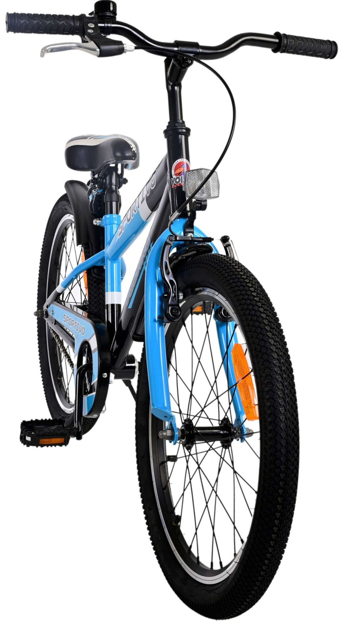 Volare Sportivo Barncykel 20 tum, Blå - Lilla Cykelbutiken