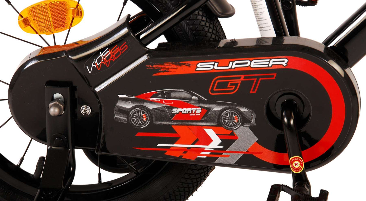 Volare Super GT Barncykel 14 tum, Röd - Lilla Cykelbutiken