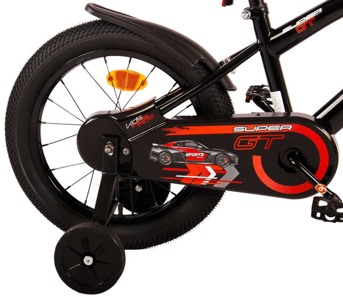 Volare Super GT Barncykel 16 tum, Röd - Lilla Cykelbutiken