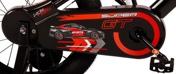 Volare Super GT Barncykel 16 tum, Röd - Lilla Cykelbutiken