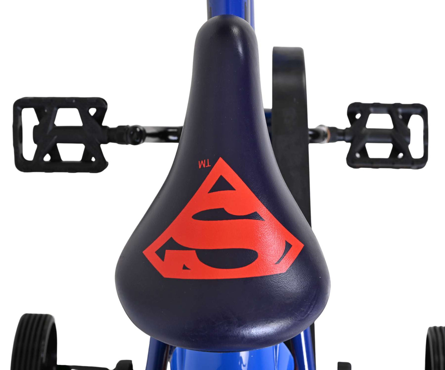 superman Blå 12 tum – Barncykel med stödhjul