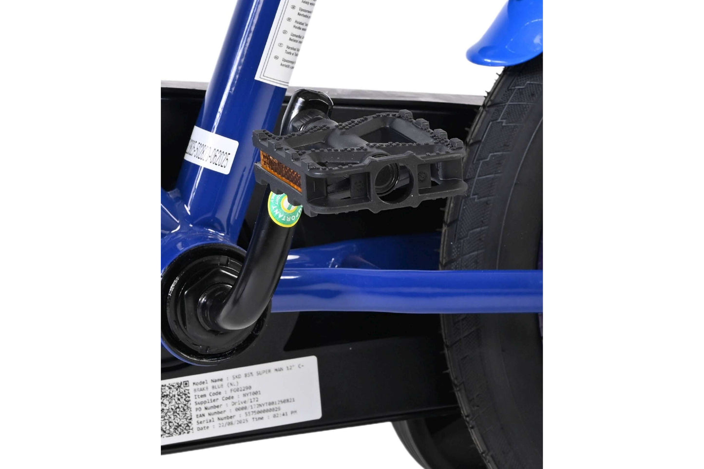 DC Superman 12 tum barncykel med stödhjul, För barn 3-4 år